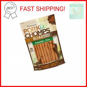 Dt751v Scott Pet Pork Chomps Roasted Skin Dog Chews 5-inch Mini Twists 20 Count