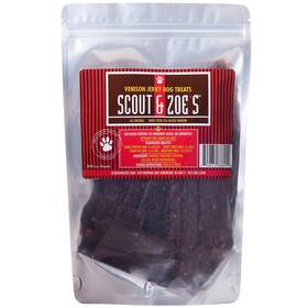 2y-fdas-uiv1 Scout & Zoes And Venison Jerky - 6oz Dog Treats Air-dried Chews Pet Snack