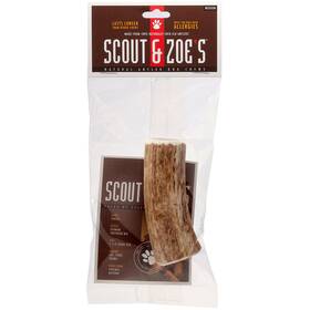 Scout & Zoes 609722995481 And Elk Antler - Medium Dog Chew 15-30lb Breeds Heavy Chewers
