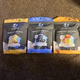 Shameless Pets 313029197195 Dental Treats For Dogs Variety 3-pack Assorted Flavors Cleaners