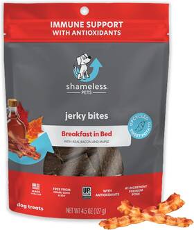 Shameless Pets 313088654677 Jerky Dog Treats Breakfast In Bed - Healthy Chews For Immune