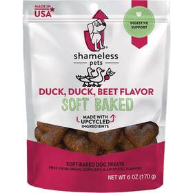 Shameless Pets 850010897004 Duck Beet Soft Baked Dog Treat 6 Oz. 400 Shameless Pets 850010897004 Duck Beet Soft Baked Dog Treat 6 Oz. 400