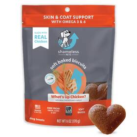 Shameless Pets 850010897035 Soft Baked Dog Treats Cluckenft Carrots 6oz