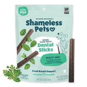 Shameless Pets 850010897530 Dental Chews For Dogs Mighty Mint Sticks Healthy Trea Shameless Pets 850010897530 Dental Chews For Dogs Mighty Mint Sticks Healthy Trea