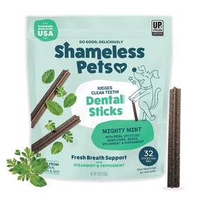 Shameless Pets 850033737042 Dental Chews For Dogs Mighty Mint Sticks Healthy Treats
