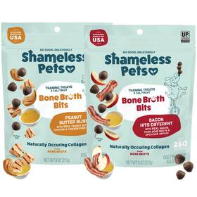 Shameless Pets 850033737455 Dog Training Treats Bacon/apple And Chicken/peanut Butter - Natural Soft