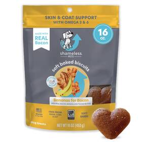 Shameless Pets 850033737943 Soft-baked Dog Treats - Bananas For Bacon Grain-free Snac