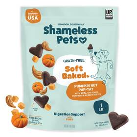 Shameless Pets 850033737967 Soft-baked Dog Treats Pumpkin Nut Partay - Natural And Healthy Chews For Diges
