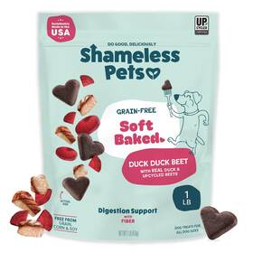 Shameless Pets 850033737974 Soft-baked Dog Treats Duck Beet - Natural And Healthy Chews For Digestive