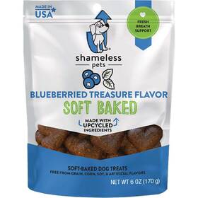 Shameless Pets 860309001326 Blueberried Treasure Soft Baked Dog Treat 6 Oz. 623