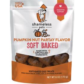 Shameless Pets 860309001333 Pumpkin Nut Partay Soft Baked Dog Treat 6 Oz. 331 Pack Of Shameless Pets 860309001333 Pumpkin Nut Partay Soft Baked Dog Treat 6 Oz. 331 Pack Of