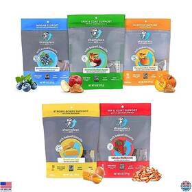 B07lczygq8 Shameless Pets Natural Soft-baked Dog Treats Variety Pack - Grain-free Chews For All Sizes