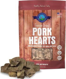 Shepherd Boy Farms 860193002089 Freeze Dried Dog And Cat Treats Pork Heart