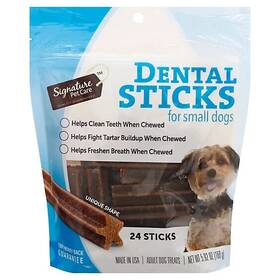 Signature Pet Care 021130421862 4 Pack Dental Sticks For Small Dogs 96 Total Free Us Ship