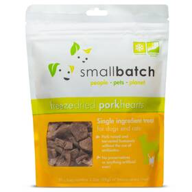 Smallbatch 752830157095 Target 3.5 Ounce Freeze Dried Heart Treats Single Ingredient Pet Food