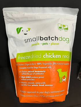 Smallbatch 787790902898 Freeze Dried Dog Food Healthy Organic Meat Treats For Dogs Ships Free
