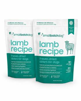 Sv1813daq4m Smallbatchdog Small Batch Freeze Dried Sliders For Dogs Chicken Recipe 25 Oz Bag Bb 01/27