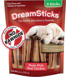 Dbc-02522-10 Smart Bone Dreamsticks Rawhide Free Dog Chew Sticks Made With Real Chicken And Vegetables