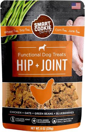 Smart Cookie 869795000226 All Natural Dog Treats - Healthy Hip And 8 Ounce Pack Of 1