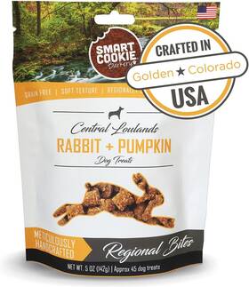 Smart Cookie 869795000271 All Natural Dog Treats - Rabbit And Pumpkin Training For