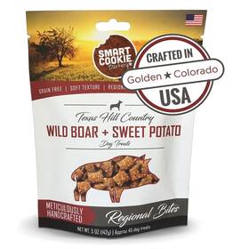 Smart Cookie 869795000288 All Natural Dog Treats - Wild Boar And Sweet Potato Training For Dogs