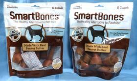 Smartbones 892383003163 2 Two Peanut Butter Small Chew Dog Treats Free Shipping