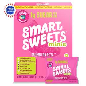 Smartsweets 669809200877 Smart Sweets Sourmelon Bites Multipack 6.24 Ounce