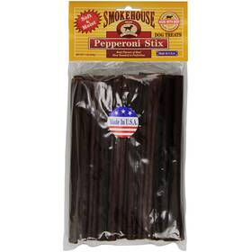189039 Smokehouse Treats Large 8 Inch Pepperoni Stix Dog 16ounce