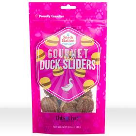 11721 Snack Station Gourmet Duck Sliders 5 Oz Dehydrated Treats For Dogs And Cats