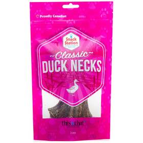 Snack Station 602573117231 Classic Necks - 3 Pcs Dehydrated Treats For Dogs And Cats Pet Chews This &
