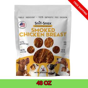 Snif-snax 445043794791 Smoked Chicken Dog Treats 48 Oz Protein Rich Soft Snacks By