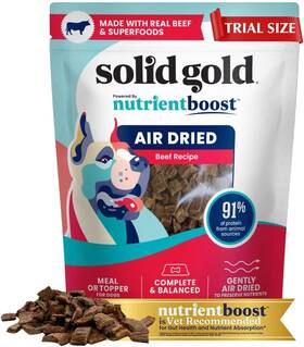 Solid Gold Pet Llc 705353275951 Air Dried Dog Food Toppers For Picky Eaters - Healthy Treats Made