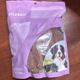 B017ep4a23 Solimo Duck Jerky/dried Meat Dog Treats 2 Lb Adult Jerky Model