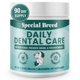 Special Breed 199284251984 Dog Teeth Cleaning Natural Dental For Tartar Control Fresh Breath And Gu