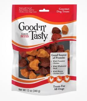 Spectrum Brands Llc 091093944630 Good Ftnft Tasty Kabob Bites Treats For Dogs 12 Oz