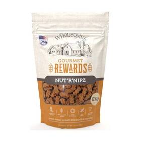 2100306 Sportmix 034846550016 Wholesomes Rewards Nutftrftnipz Dog Biscuits Peanut Butter 2lb. Bag