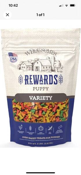 Sportmix 034846550030 Admc Wholesomes Rewards Puppy Variety Biscuit Dog Treats