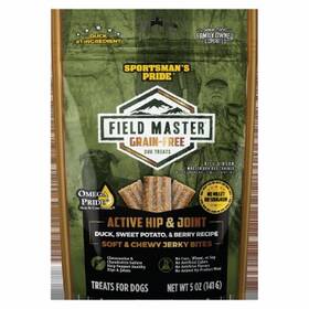 10159 Sportsmans Pride Field Master Hip And Joint Duck Jerky Dog Treats 5 Oz. -