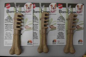54312 Spot Bambones Chicken Wishbone Pack Of 3 Chew Toy For Dogs Combo