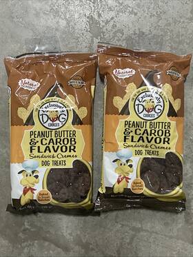 Spot 767451037008 2 Pack Sandwich Cremes Cookies Carob Vanilla Flavor For Dog Treat 8oz