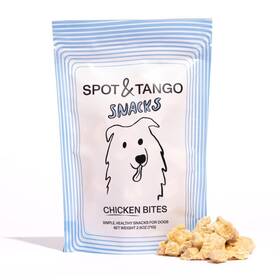 Spot & Tango 850031311015 Chicken Bites Dog Treats - Single Ingredient 100% Breast Freeze-dr