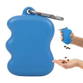 B0djb1nyh3 Springer Dog Treat Pouch Squeeze Dispensing - Easy-fill Food-grade Silicone