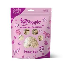 6188 Spunky Pup Prime Rib Crunchy Biscuit Treats 10 Oz