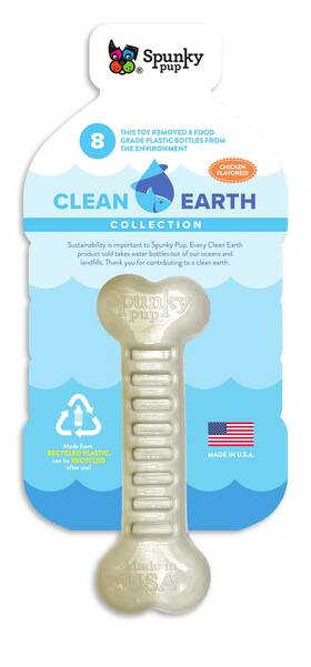Spunky Pup 850036087274 Clean Earth Hard Chews - 100% Sustainable Usa Made
