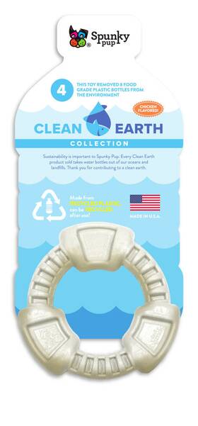 Spunky Pup 850036087281 Clean Earth Hard Chews - 100% Sustainable Usa Made