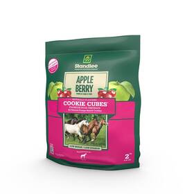 1585-41003-0-0 Standlee 2 Pound Apple Berry Cookie Cubes Natural Horse Treats For Training