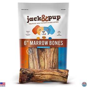 B075kxt8mz Stanley Natural Beef Marrow Bones For Large Dogs 6 Inch Long Lasting Dog Treats 3 Pack