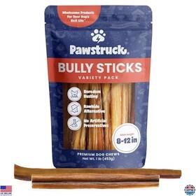B07slmtvxs Stanley Natural 8-12 Inch Bully Sticks For Dogs - Rawhide-free Low-odor Grain-free Chews