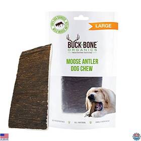 B093r7shrk Stanley Moose Antler Dog Chews - Long Lasting Natural Bones For Aggressive Chewers
