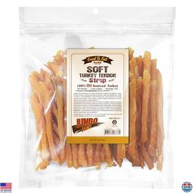 B0d89wgr87 Stanley Natural Turkey Tendon Chews 1 Lb - Soft Chewy Snack For Small And Senior Dogs